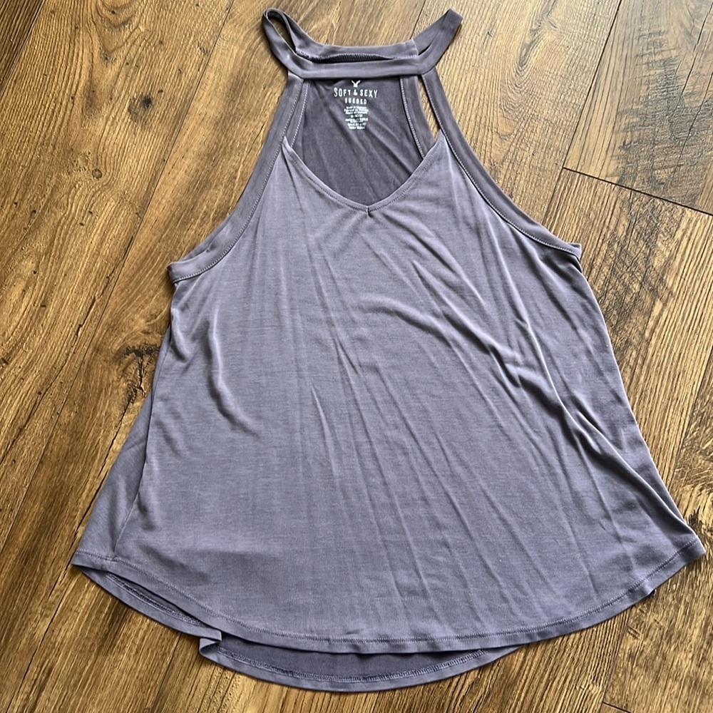 American Eagle Soft & Sexy Sueded Top